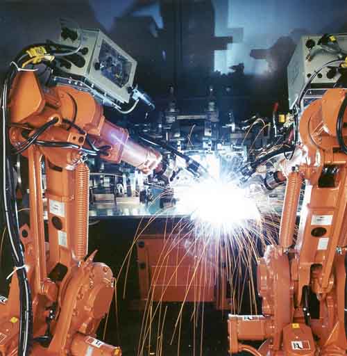 Roboter-Lichtbogenschweissen